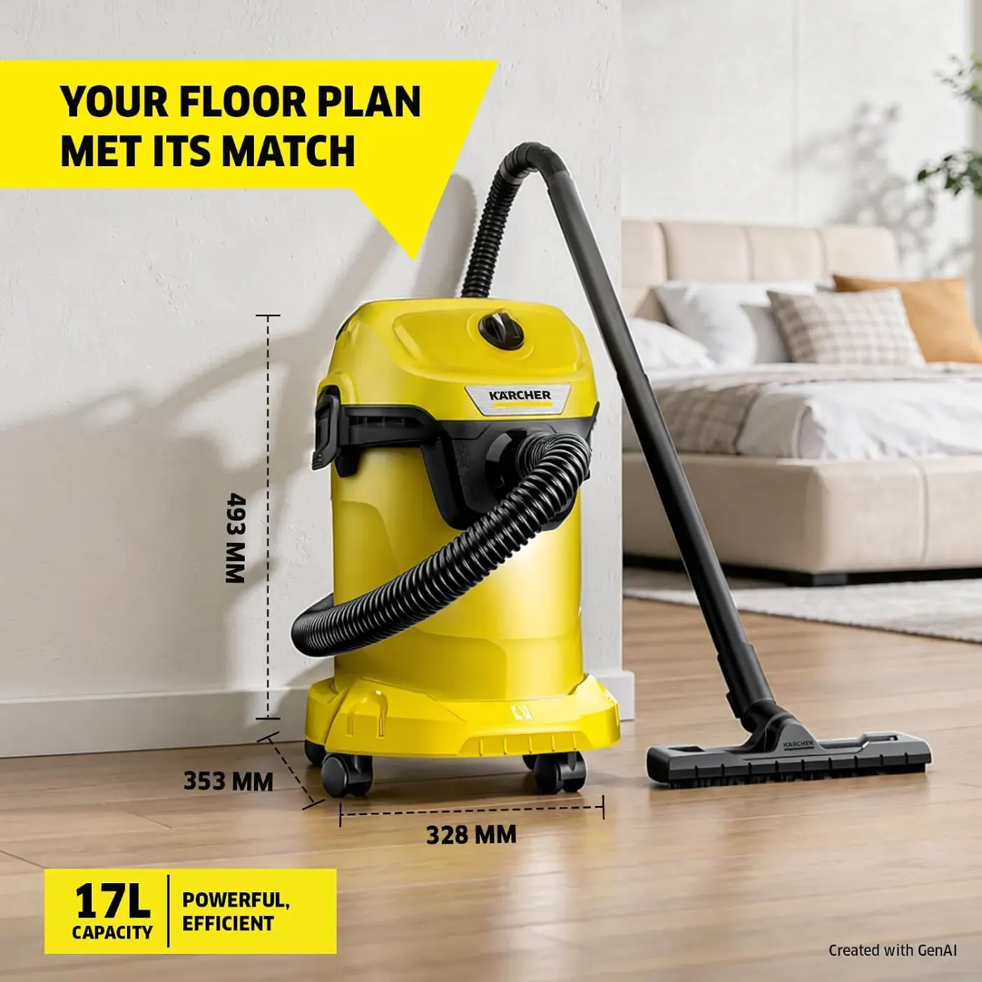 Kärcher WD 3 V wet and dry vacuum